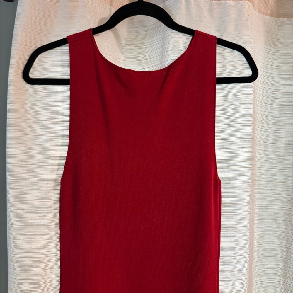 Rails Alora Midi Dress Small - Cherry Red - Picture 3 of 9